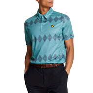 Lyle & Scott Argyle Polo Golfhemd - Tee Teal