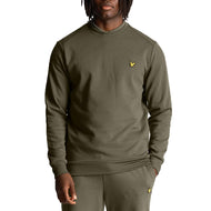 Lyle&Scott Fly Fleece船员脖子 -  Catus Green
