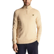 Lyle & Scott Golf Core 1/4 Zip Merino Mix - Sanddune