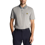 Lyle & Scott Microstripe Golf Polo -Hemd - Eisenblau/Club Blau