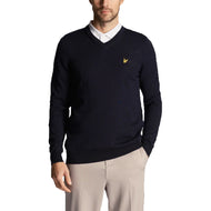 Lyle & Scott Golf Merino Mischung gegen Nackenpullover - Dark Navy