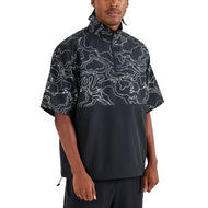 Malbon Evergreen Logo Golf Windshirt – Schwarz