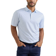 Peter Millar Ashgrove Performance Jersey Golf-Poloshirt – Stream Blue