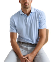 Peter Millar Mayfield Performance Jersey Golf-Poloshirt – Iris Mist