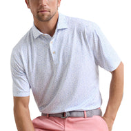 Peter Millar Schönes kurzes Performance-Jersey-Golf-Poloshirt – Weiß