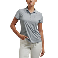 Peter Millar Damen Jubilee Performance Stretch Jersey Golf Shirt - Marine/Weiß