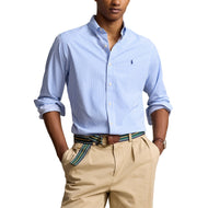 Polo Performance Ralph Lauren Classic Fit Striped Performance Shirt - Bay Blue/White