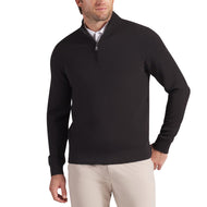 Puma Cloudspun Fleece 1/4 Zip Mid-Layer Pullover - Black