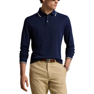 RLX Ralph Lauren Performance Polo-Collar Golf Sweater - Refined Navy