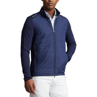 Rlx Ralph Lauren Cool Wolle Full Reißverschluss Golfjacke - Französische Marine