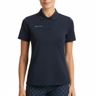 Rohnisch Frauen Nicky Golf Polo Shirt - Micro R Check Navy