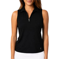 Golftini Frauen cooles Mädchen ärmelloses Golf Polo -Hemd - Sand Bar