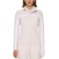 J. Lindeberg Women's Saisonal Janice Golf Mid Layer - grauer Lila
