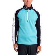 Sunderland Aspen Quarter Zip Raglan getäfter Wasserschutzgolf Midlayer - Aqua