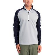 Sunderland Aspen Quarter Zip Raglan getäfter Wasserschutzgolf Midlayer - Silber