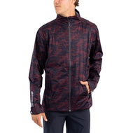 Sunderland Whisperdry Pro -Lite Leicht wasserdichte Golfjacke - Mulberry Camo/ Marine