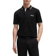 Boss Paddy Pro Golf Polo Shirt - Schwarz/Orange