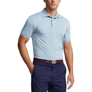 Rlx Ralph Lauren solide Luftstromleistung Polo Golfhemd - Schiff blau
