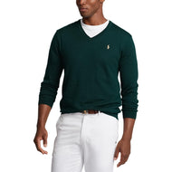 Polo Performance Ralph Lauren gegen Neck -Strick - Hunt Club Green