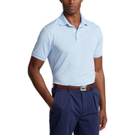 Rlx Ralph Lauren solide Luftstrom -Performance -Golfhemd - Elite Blau