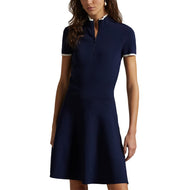 RLX Ralph Lauren Frauen viskose Pulloverkleid - raffinierte Marine