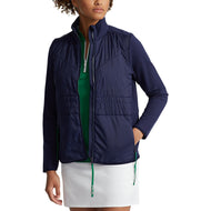 RLX Ralph Lauren Frauen Hybrid Full Reißverschluss - französische Marine/Kreuzfahrt Grün