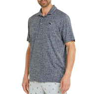 Puma Arnold Palmer CloudSpun King Golf Polo - Marine Blazer Heather