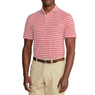 Polo Golf Ralph Lauren Tour Pique Stripe Polo -Hemd - Steuerbord rot/weiß