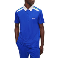 Boss Paddytech Polo Golfhemd - mittelblau