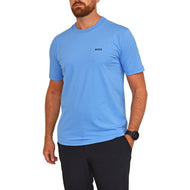 Boss regulär Fit Cotton Tee - hellblau