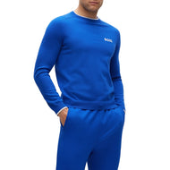 Boss Ralvin Regular Fit Stretch Golf Pullover - mittelblau