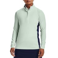 Under Armour Damensturm mit mittlerer Schicht Golf 1/2 Reißverschluss - See Nebel/Mitternacht Marine
