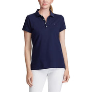 Polo Golf Ralph Lauren Frauen maßgeschneidertes Fit Polo -Shirt - Französische Marine