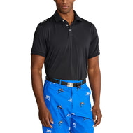 Rlx Ralph Lauren Solid Luftstromleistung Polo - Polo Schwarz