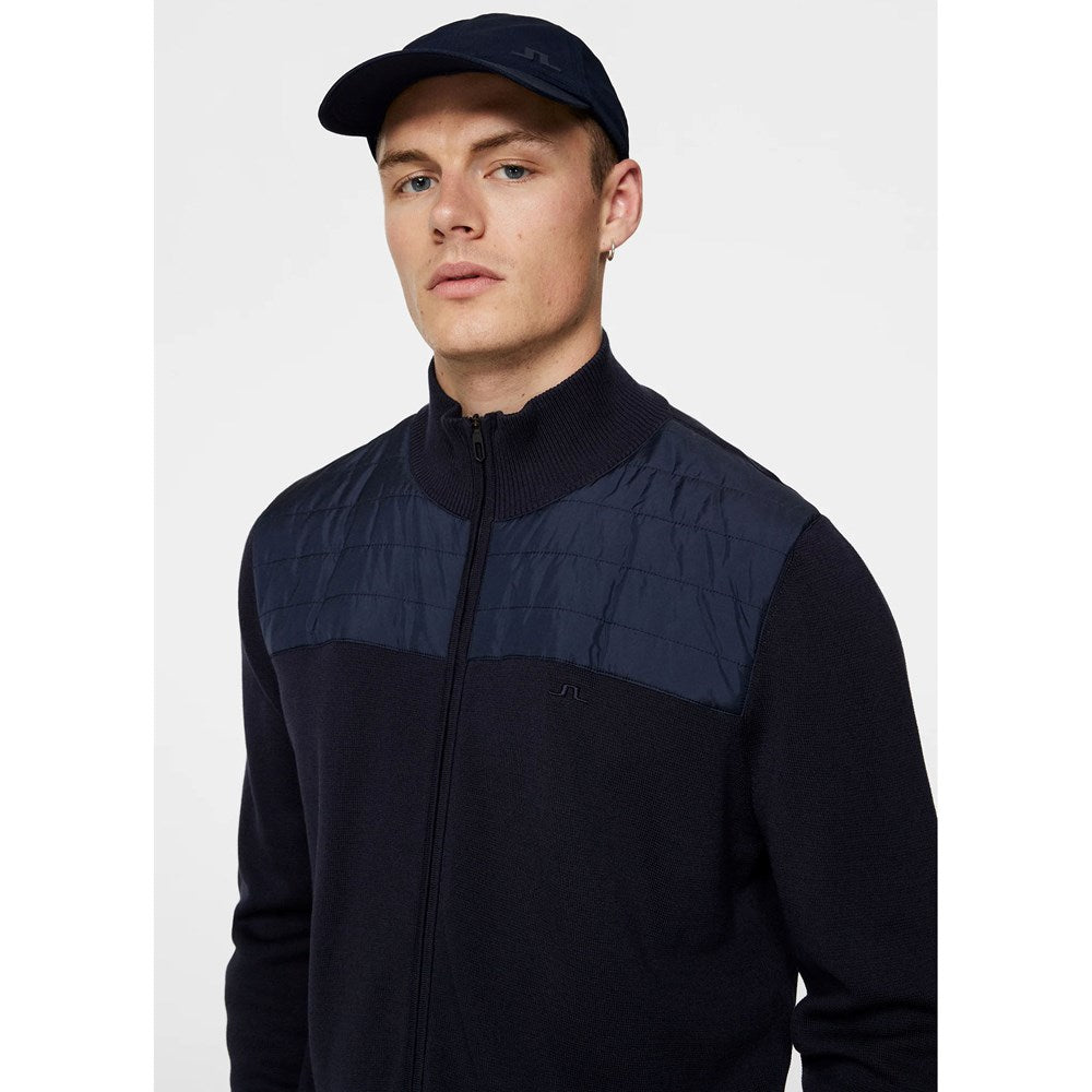 J. Lindeberg Bridge Stricker Hybrid -Golfpullover - JL Navy