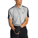 Lyle &amp; Scott Golf Striped Polo Shirt - Pebble/ Dark Navy