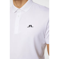 J.Lindeberg Bridge Polo Golf Shirt - White