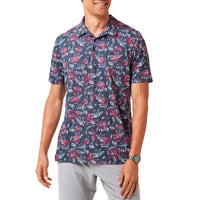 Travismathew im Federgewicht blühend Polo -Golfhemd - Stimmung Indigo/Vintage Indigo
