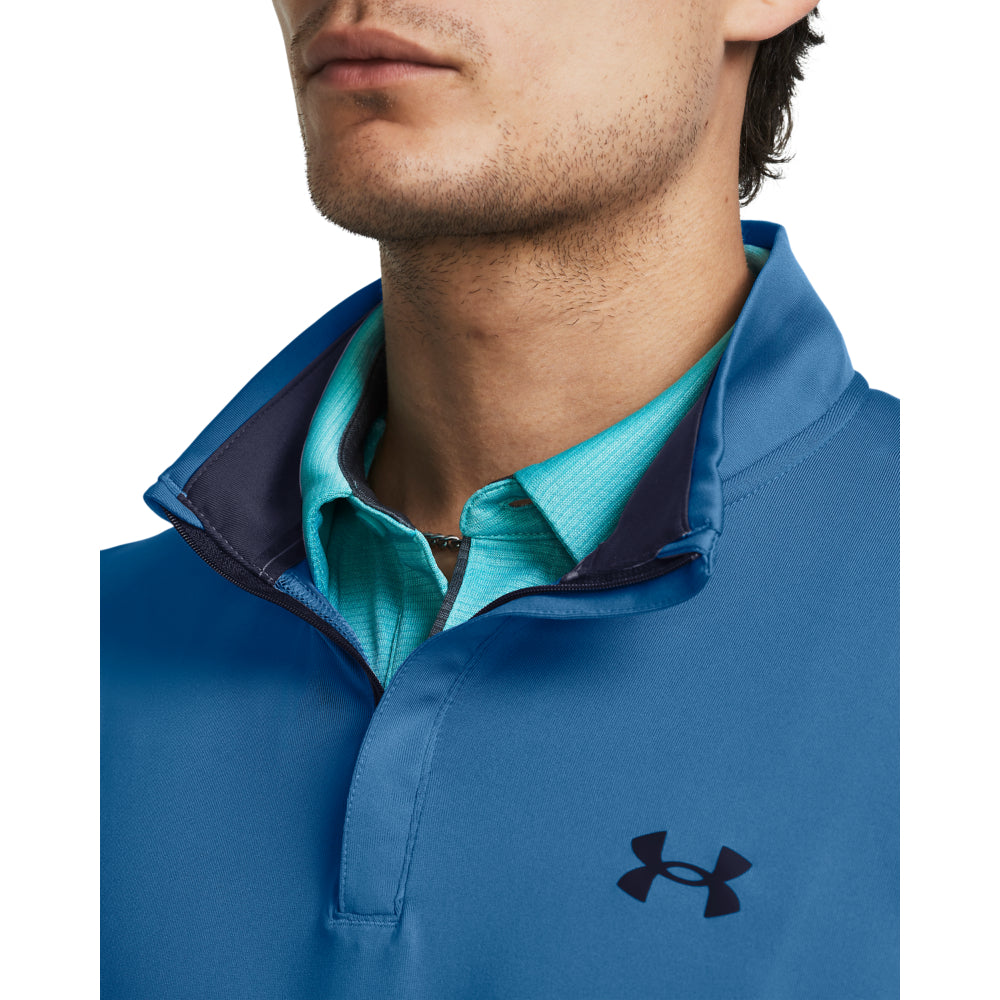Under Armour Playoff Golf 1/4 Reißverschluss - Photonblau