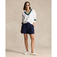 RLX Ralph Lauren Frauen Performance Plissee Golfshorts - Refined Navy