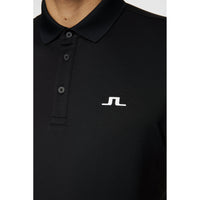 J.Lindeberg Bridge Polo Golf Shirt - Black