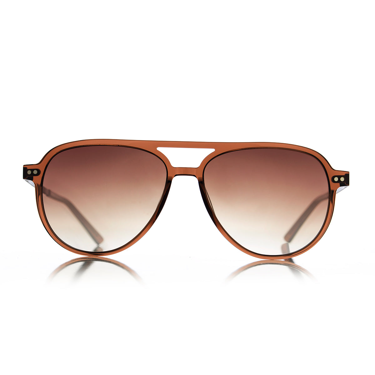 HS Eyewear Billie - glänzender brauner transparent