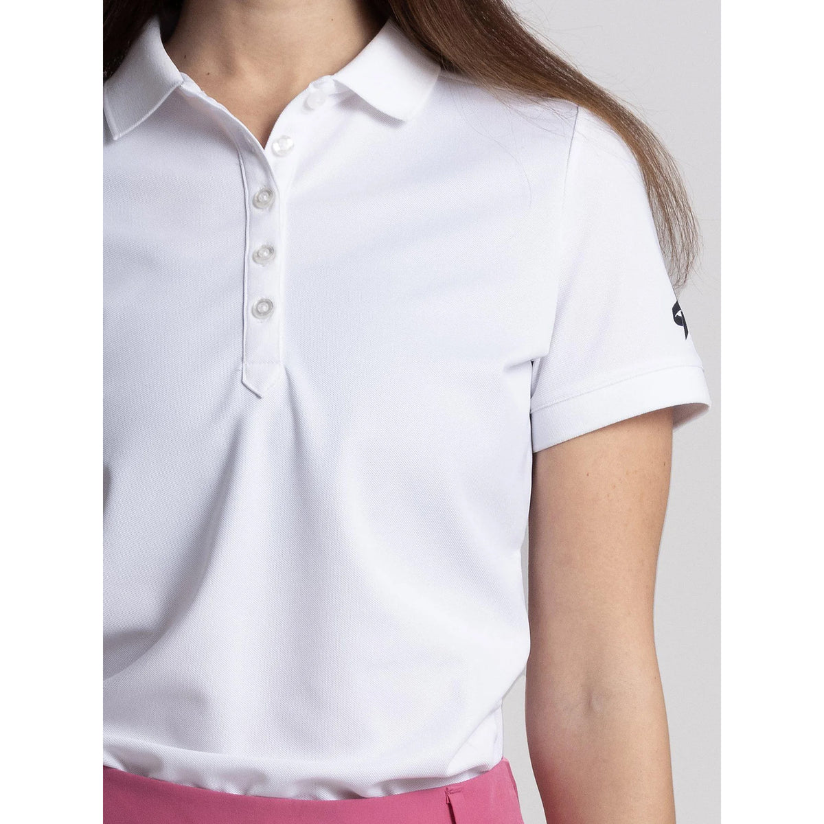 Cross Damen Amy Polo Golfhemd - Weiß