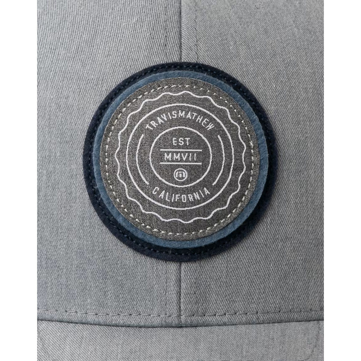 Travis Mathew die Patch Cap - Heather Grey