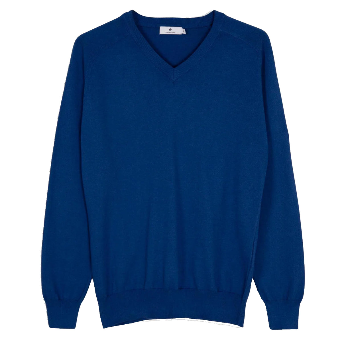 Cross Women's Gina V -Neck Golf -Strick - wahr Blau