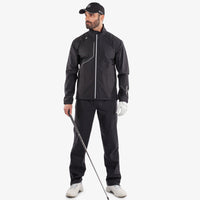 Galvin Green Ames wasserdichte Golfjacke - Schwarz/Weiß