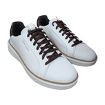 Cole Haan GrandPrø Topspin Waterproof Wide Golf Shoes - White/Madeira Snake Print