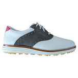 Cole Haan Damen ØriginalGrand Saddle Golfschuhe – Elfenbein/Deep Olive/Weiß/Pink