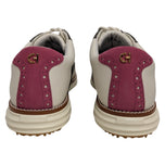 Cole Haan Damen ØriginalGrand Saddle Golfschuhe – Elfenbein/Deep Olive/Weiß/Pink