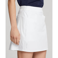 Rlx Ralph Lauren Frauen plissierte Aim Skort - rein weiß